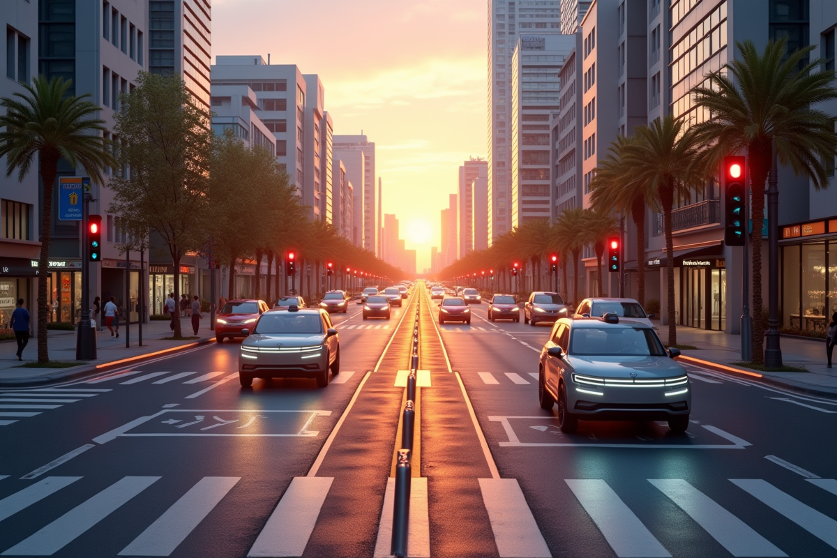 Avenir de la circulation routière et impact des voitures autonomes