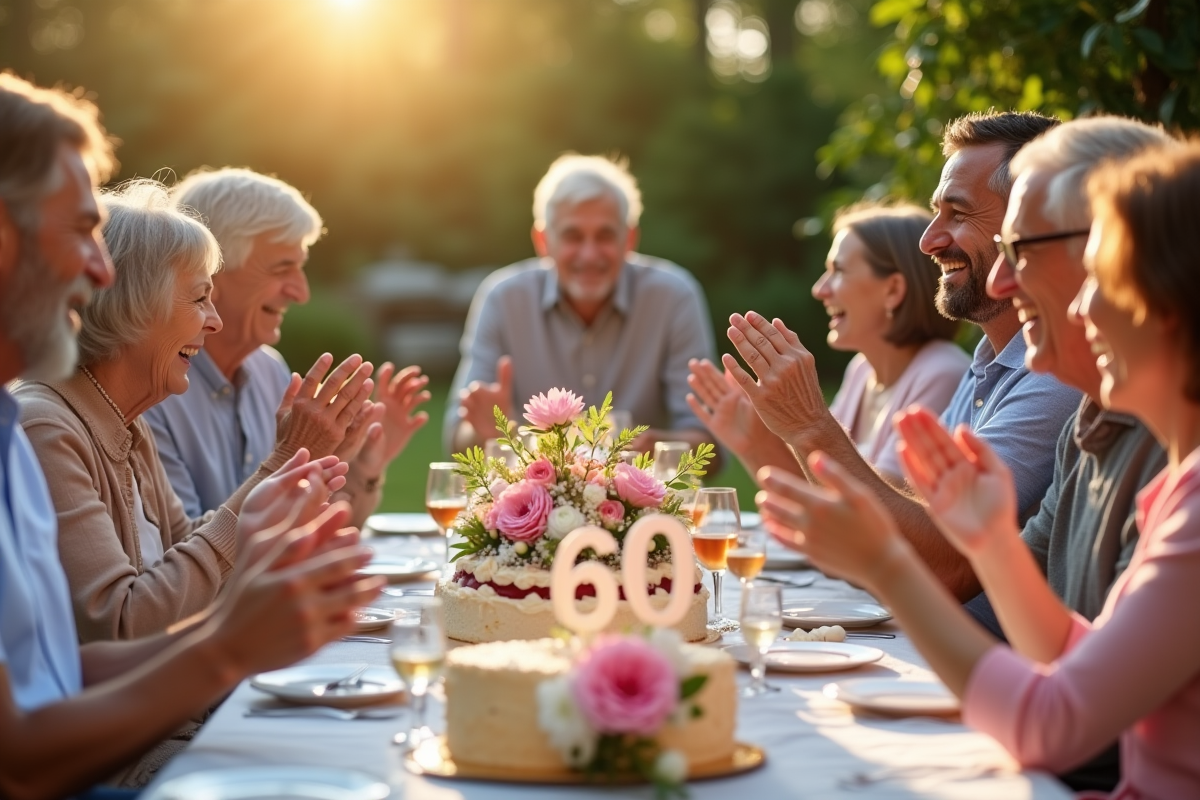 Traditions et célébrations typiques pour un 60e anniversaire